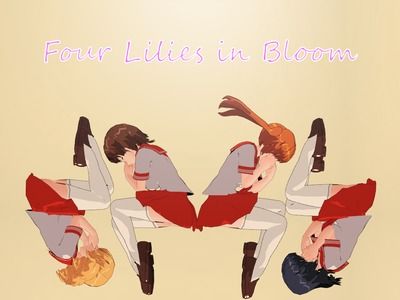Dört lilyum içinde Bloom