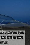 Wunder Frau - nutzen unsichtbar Flugzeug - Teil 3