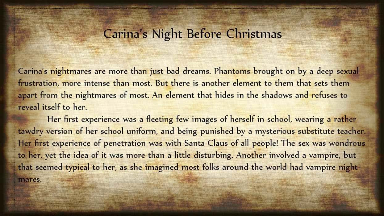 carina\'s दुःस्वप्न इससे पहले क्रिसमस