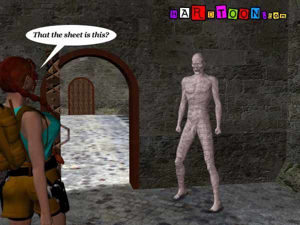 Lara Croft a Violée :Par: momie (3d)