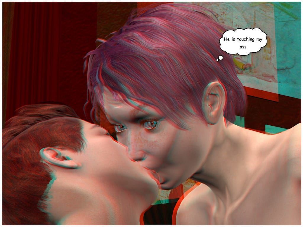 [Vger] Posing for my mother (3d anaglyph version] - part 3