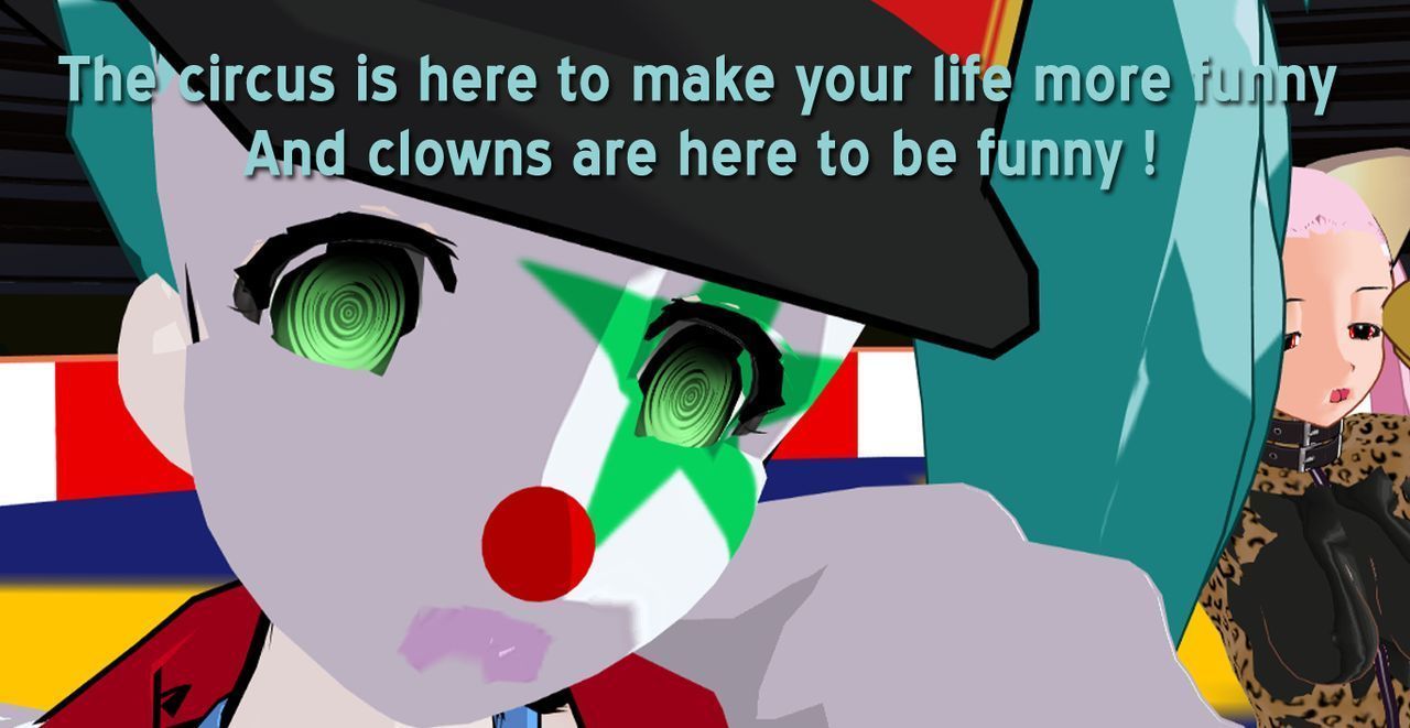 (3dcg) clown prochaine porte