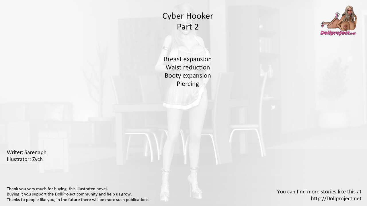 cyber Hooker en Dolly Fox futuristisch borst uitbreiding