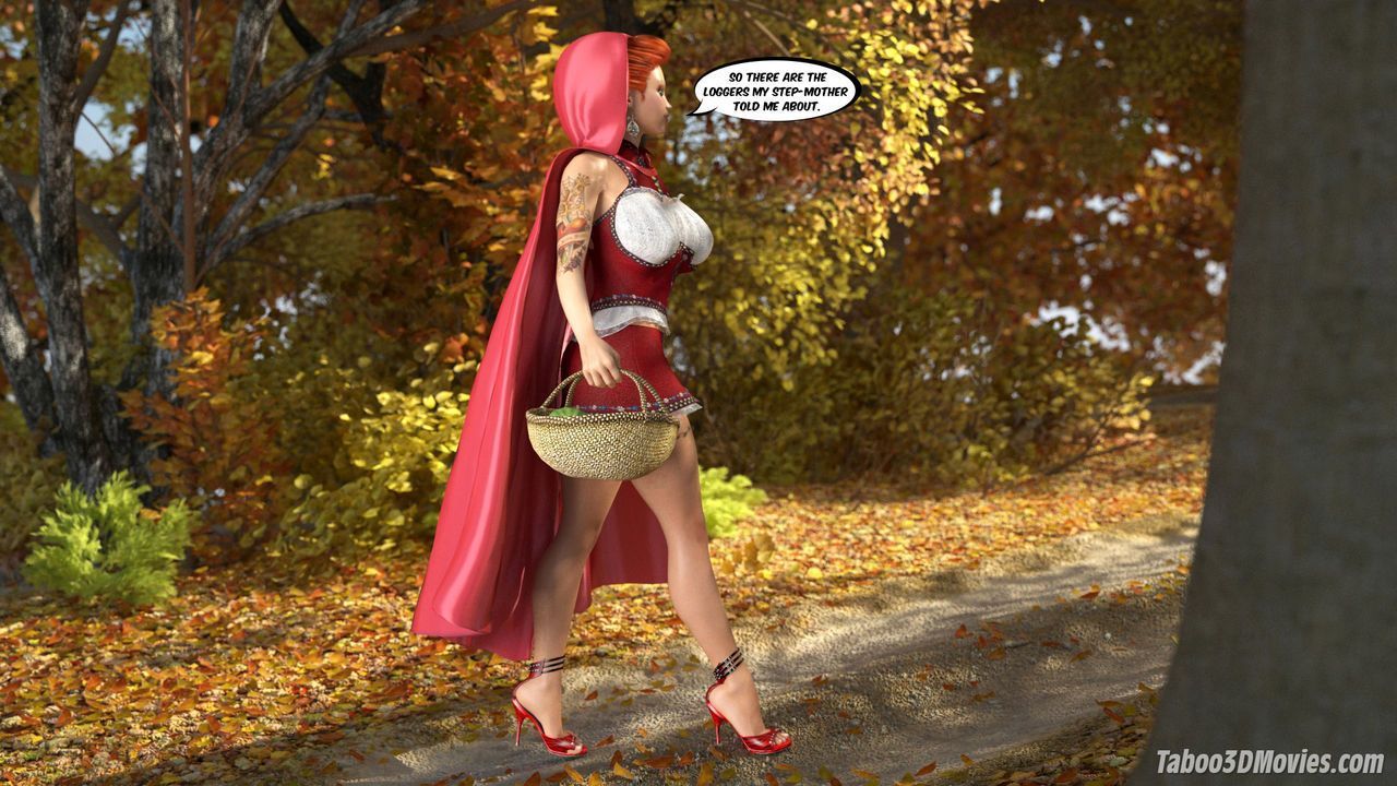 The amazing sex adventures of busty Red Riding Hood (Animated)