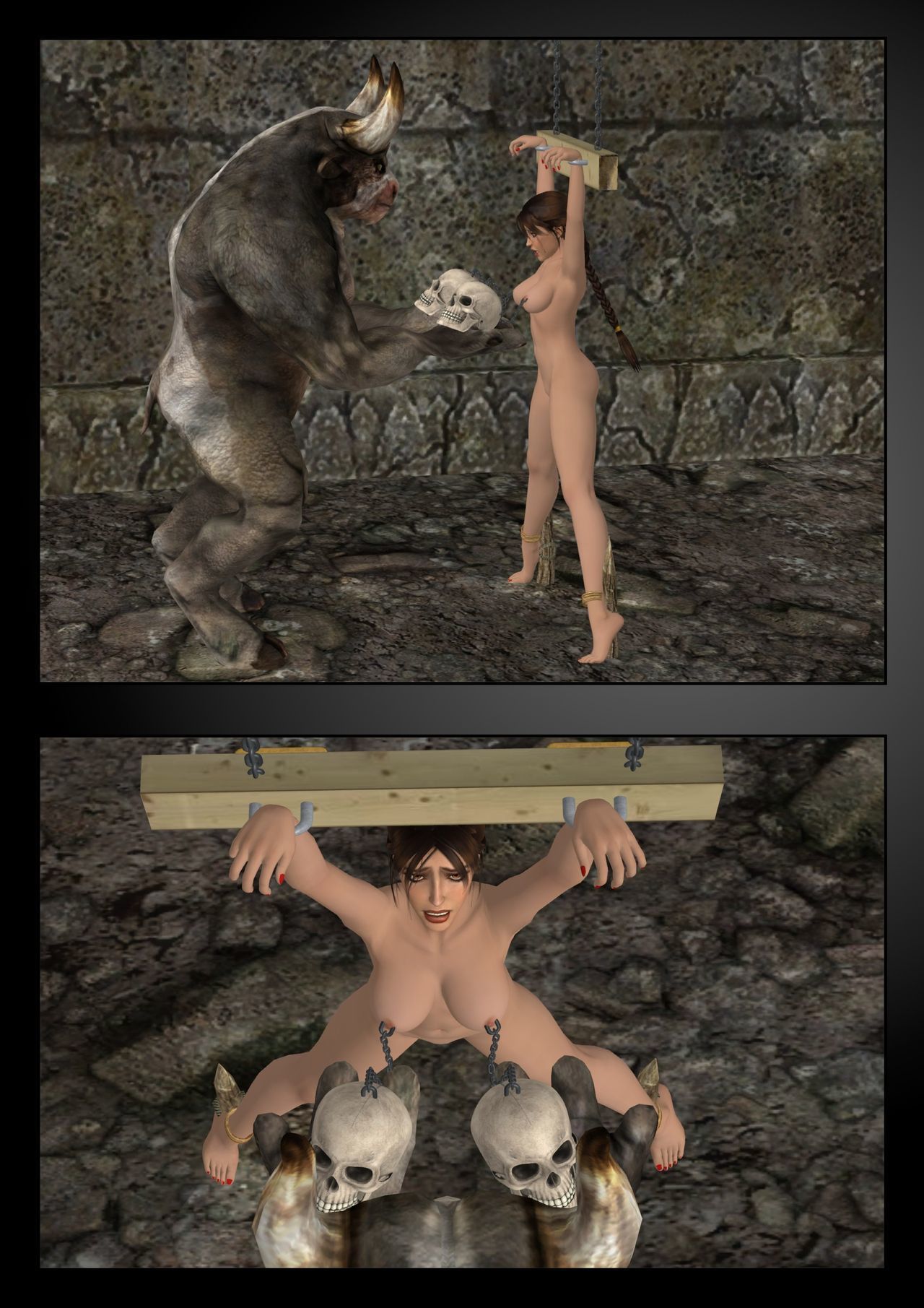 Lara Croft vs il minotauro w.i.p.