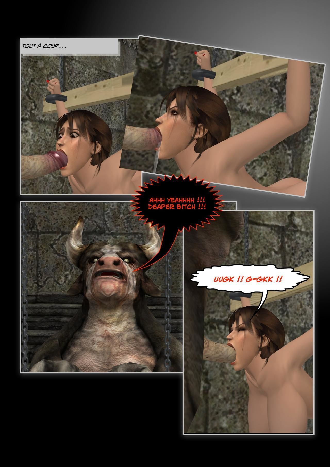 Lara Croft vs bu minotaurus w.i.p. PART 2