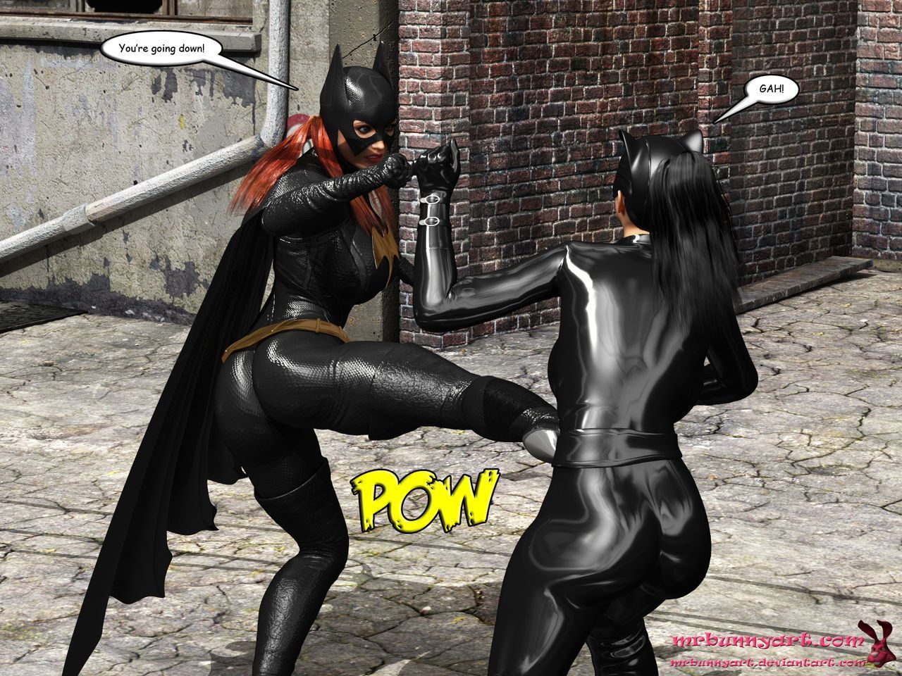 [mrbunnyart] Batgirl vs Caín (batman) [english]