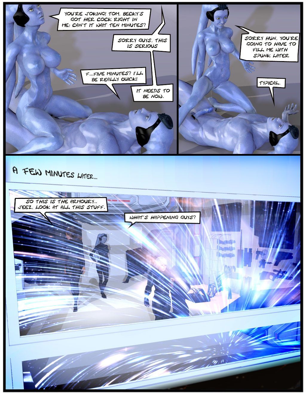 Project Nemesis Comic 8: Breakfast in Tacspace - part 2