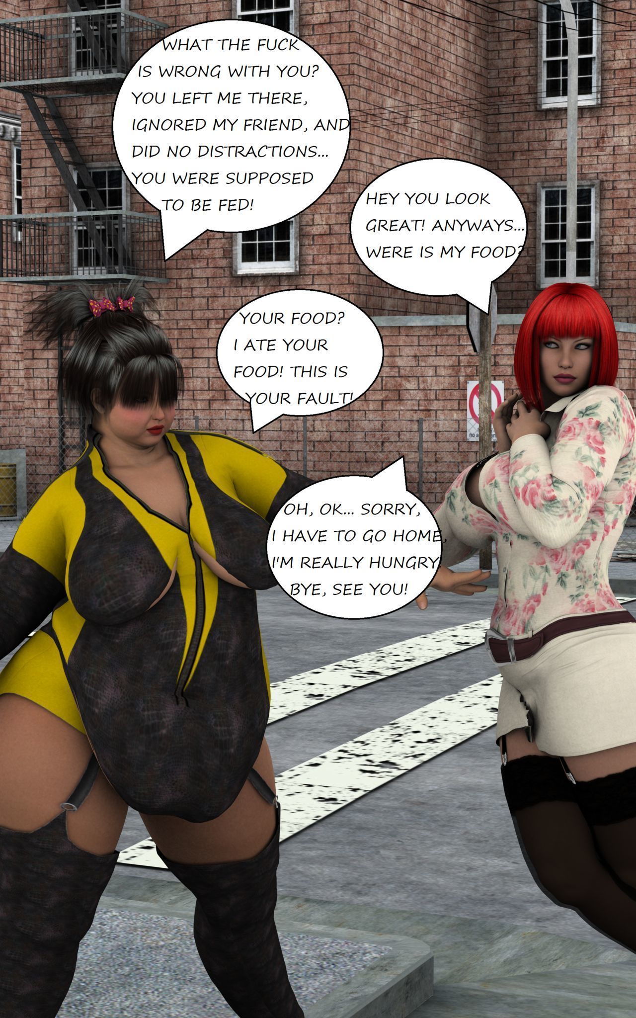 Heavy Amy - The fat superhero - part 2