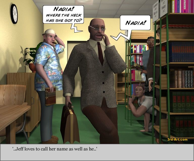 3darlings model Nadia w w biblioteka część 3