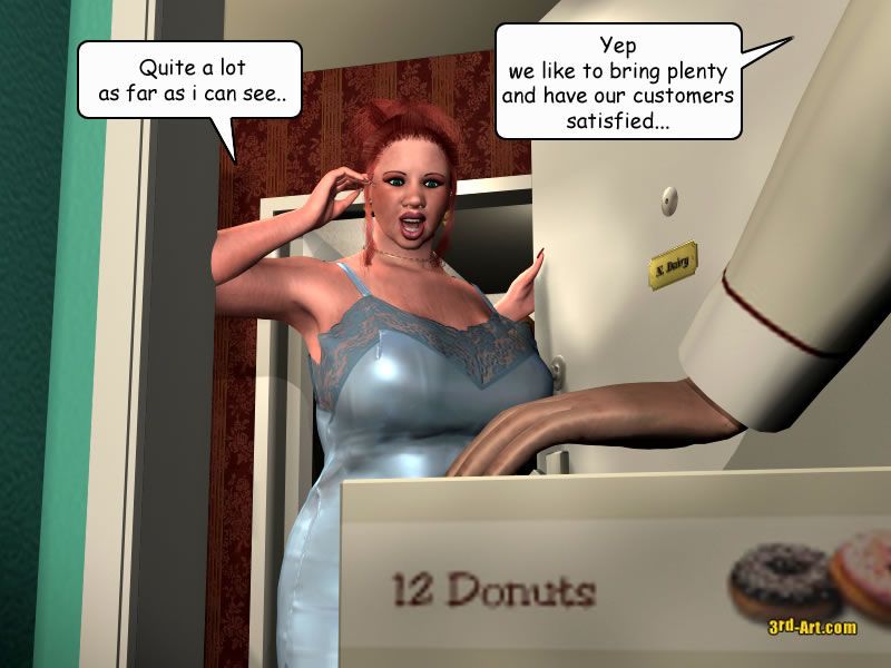 3darlings model Nadia eten donuts Onderdeel 2