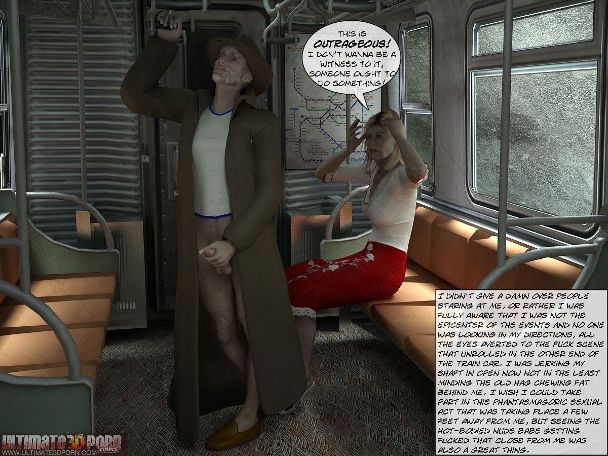 [3D] Sex in Subway - part 2