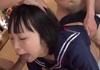 Dirty gangbang scenes along cock sucking Yuzuha Takeuchi - 12 min