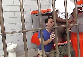 Blake Stone Gets His Ass Filled With Black Cock