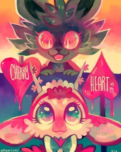 Cherry Heart by Purplekecleon