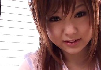 Young japanese cutie gets an unwanted facial - 8 min HD