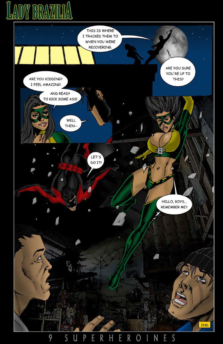 9 superheroines の 雑誌 #11 部分 2