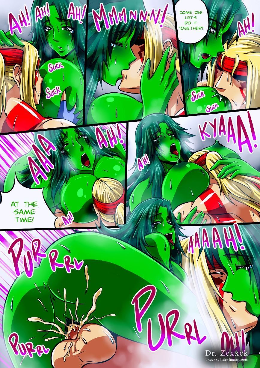 drzexxck 亚历克斯 vs. 她的 绿巨人