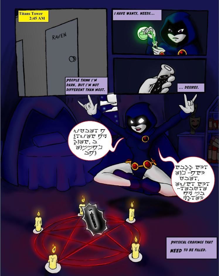 slashysmiley Raven Comic (teen titans) onvolledige
