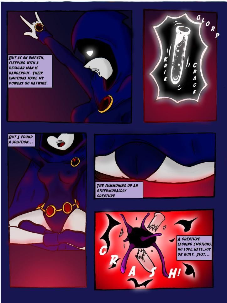 slashysmiley raven Comic (teen titans) incompleta