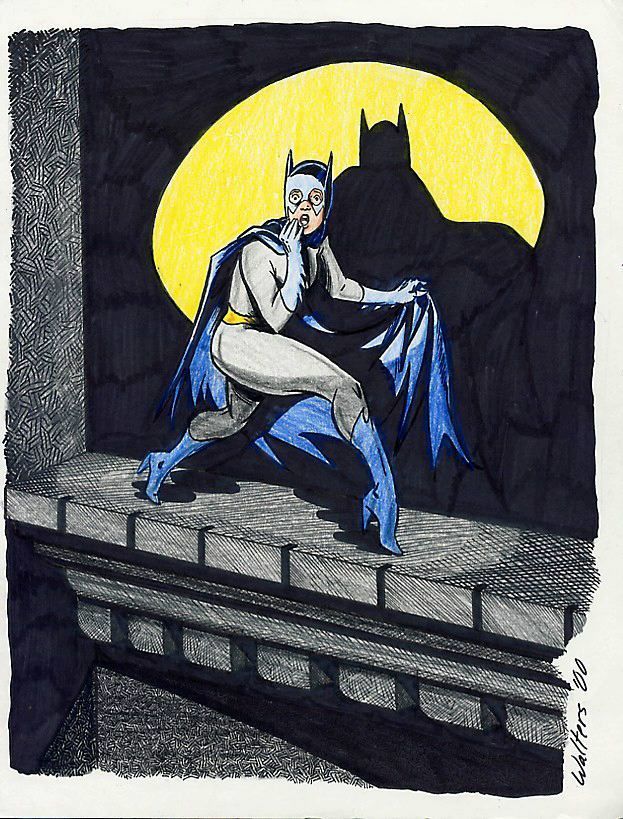 тебра dzieło sztuki Batman i superman