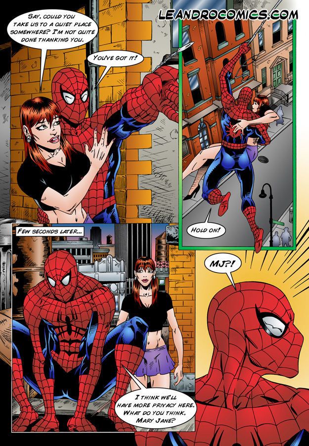 Leandro komiksy pająk człowiek