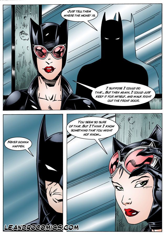 莱安德罗*德 漫画 蝙蝠侠 和 猫女