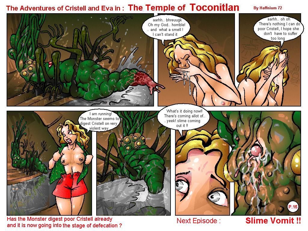 l' aventures de cristell et Eva dans : l' temple de toconitlan incomplètes