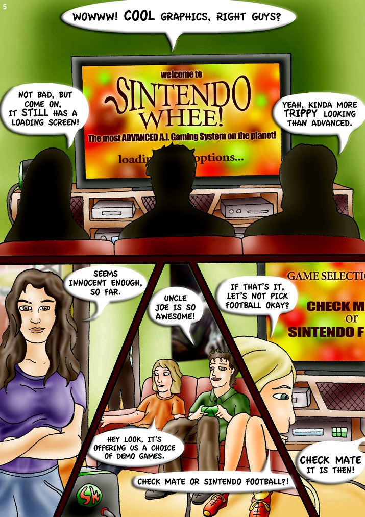 Крис p. kreme в kremed komics #3: Sintendo whee!