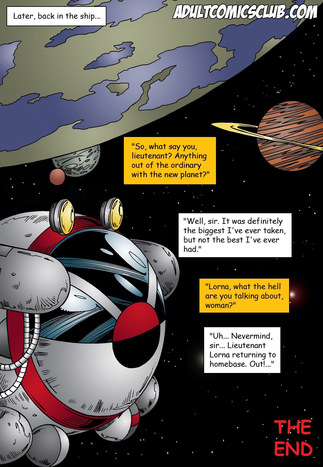 Adult Comics Club Lorna Space Encounter - part 2