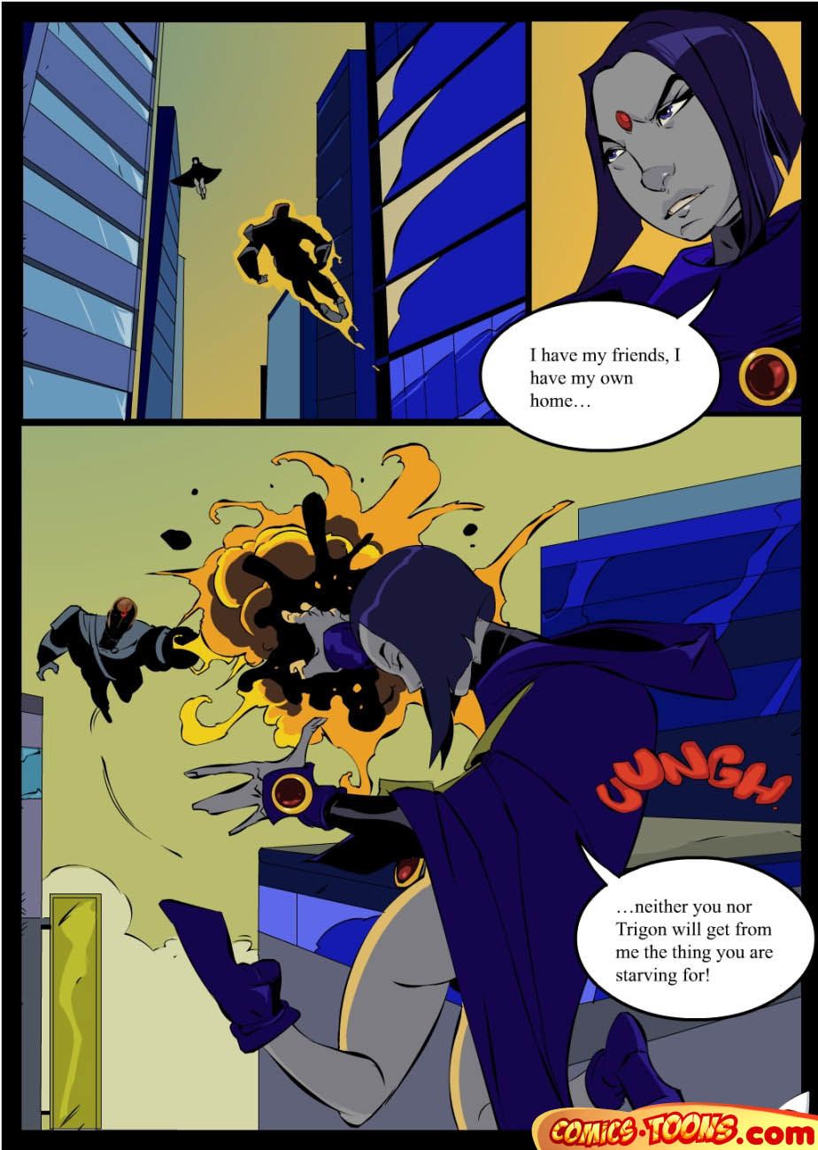 Okunev Slade And Raven (Teen Titans)