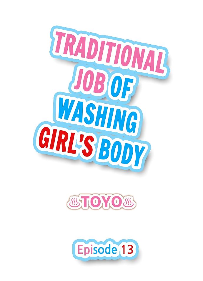 traditionelle job der waschen Mädchen Körper Teil 6