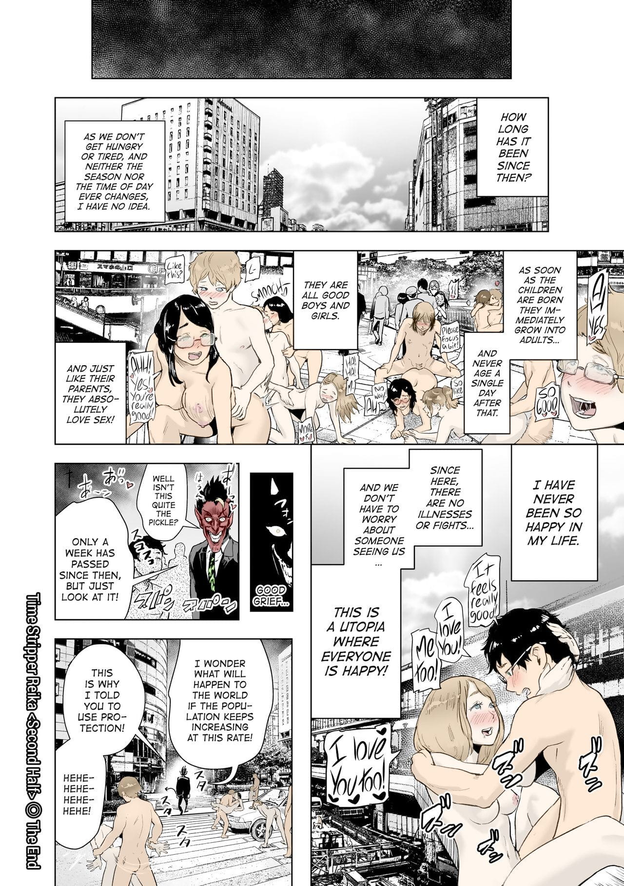 gesundheit tiempo Stripper Reika #futsuu no onnanoko inglés atf coloreado digitalmente Parte 3