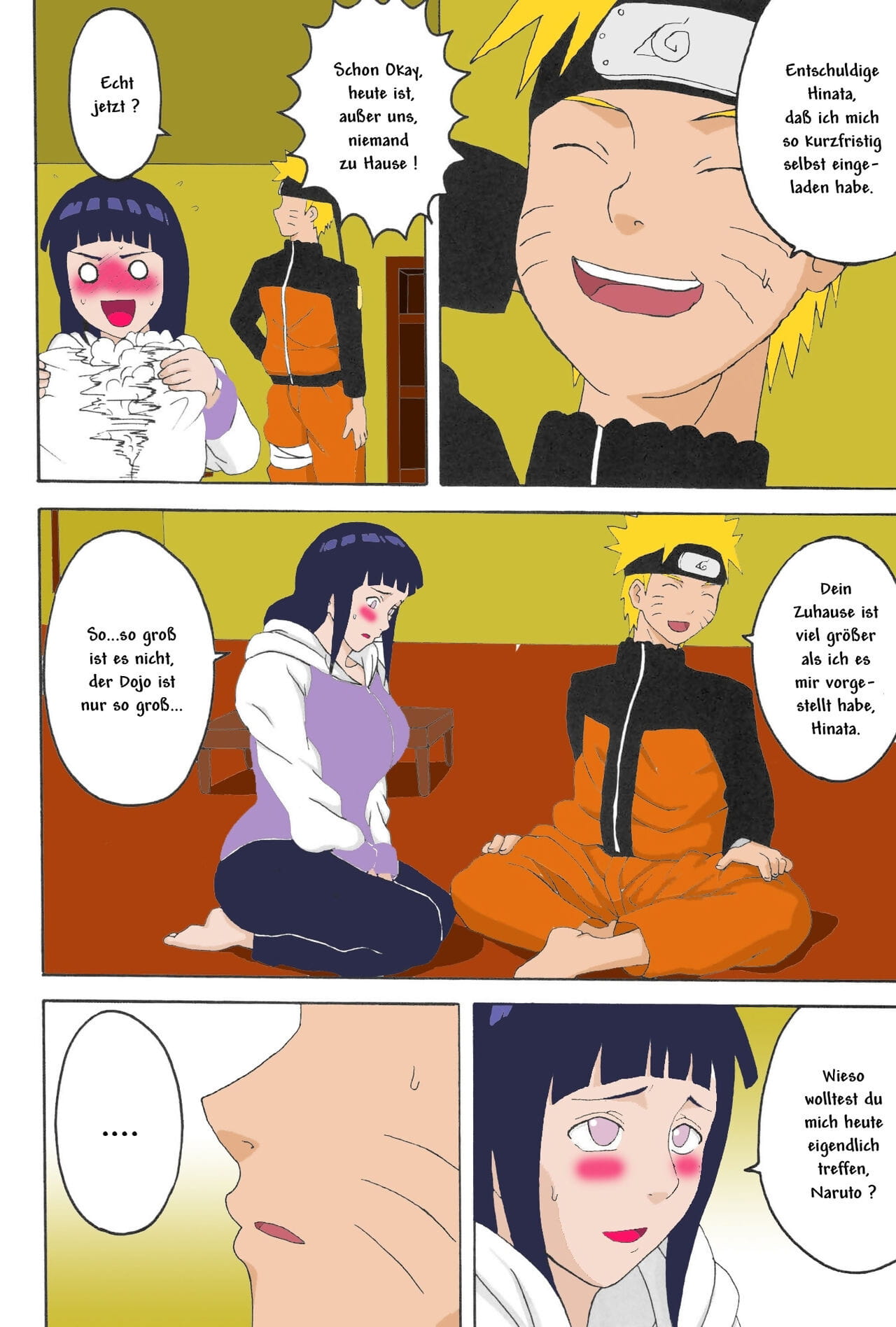naruho dou naruhodo Hinata Naruto Tedesco colorato parte 2