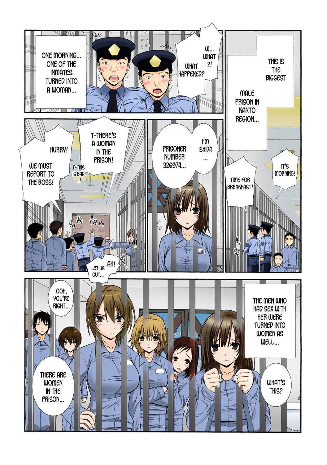 Sensouji Kinoto Nyotaika Prison ~ Totsuzen Onna ni natta 90% no Shuujin tachi ~ 1 + 2 English Digital desudesu - part 2