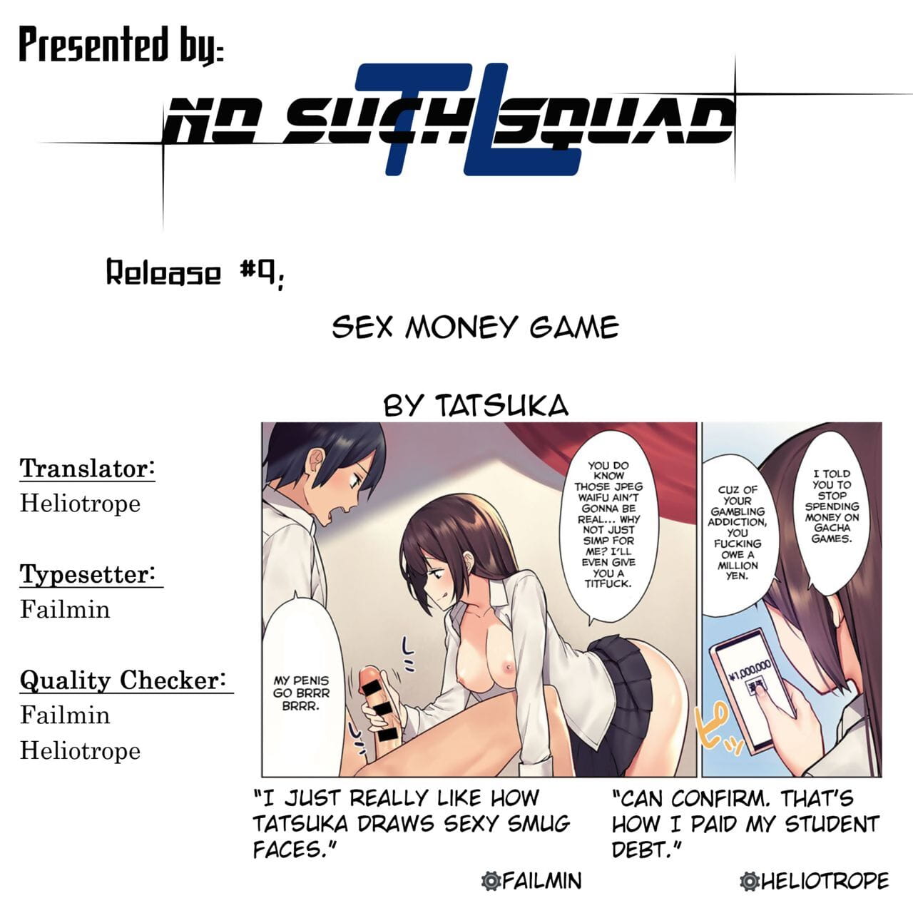 Tatsuka Sexo Dinheiro Jogo Quadrinhos anthurium 2019 09 inglês =nss= digital