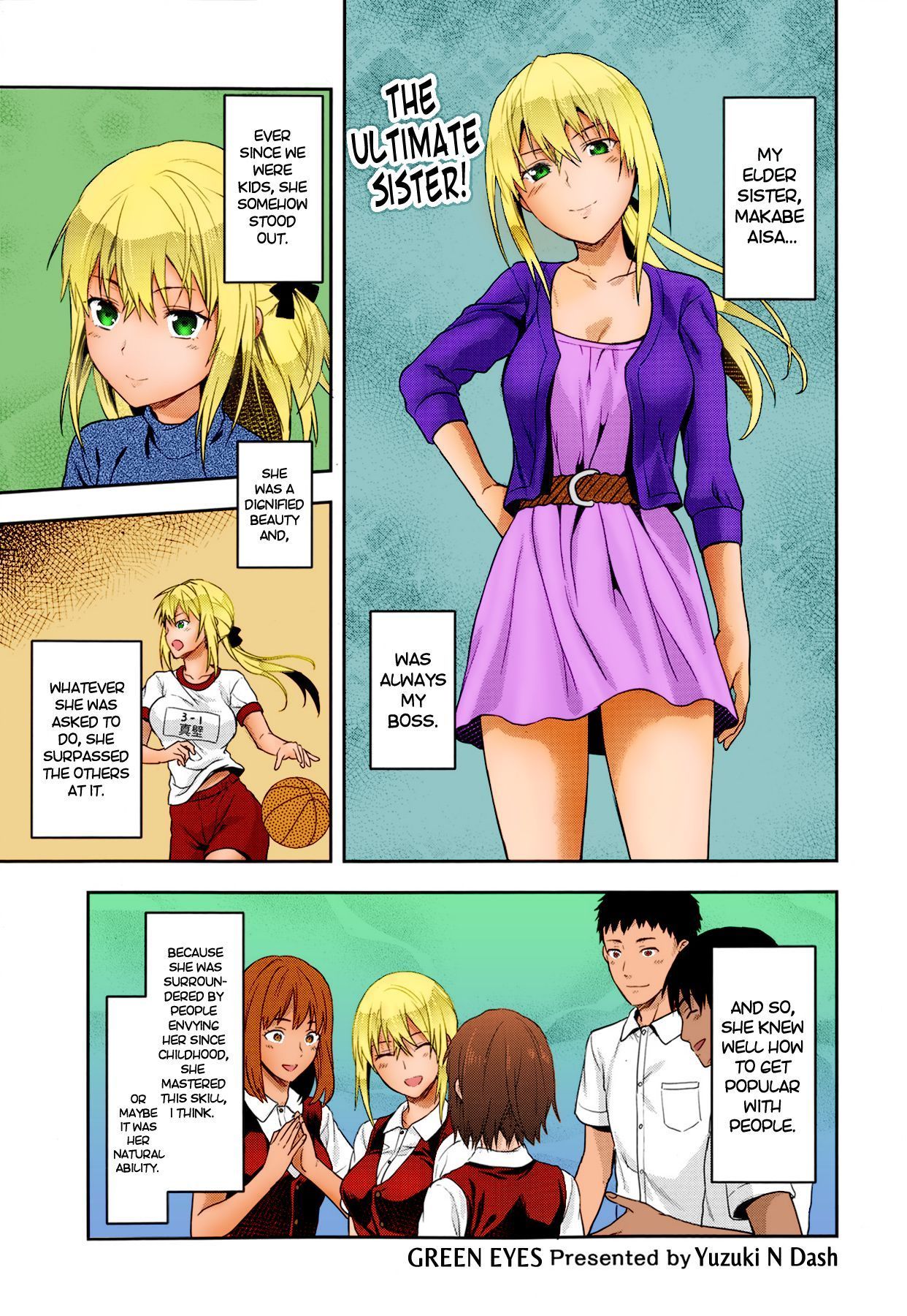 Yuzuki N Dash Green Eyes (Comic Tenma 2013-06) Decensored Colorized In Progress