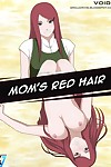 las mamás rojo cabello