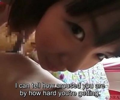 Subtitled ประหลาด แล้ว ตลกดี ภาษาญี่ปุ่น วัยรุ่น เล้าโลมกัน ใน pov
