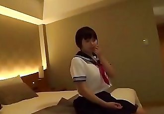 Горячая маленькая Плачет японский Школьница подросток Используется & Злоупотреблять :по: клиент 55 мин