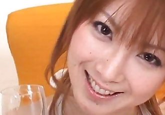 Rika Sakurai zuigt Boner Zo Fijn tot krijgt Cum in mond 10 min
