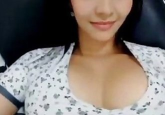 Cute Asian Teen Plays With Herself On Webcam - 6 min