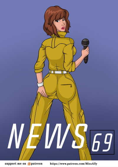 Bayan ally Nisan ONeil haber 69 genç mutant Ninja kaplumbağalar