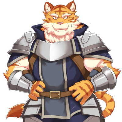 Un muscular tigre cuntboy :Por: urakata5x