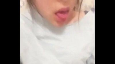 Selfie 62-1young girl having fun fingering orgasm - 1 min 20 sec