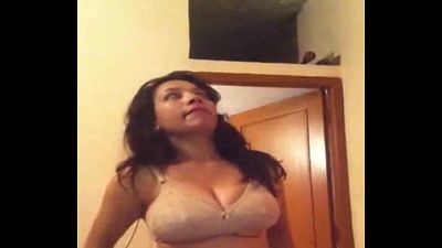 Young North Indian Scandal Bathing and Changing Dress - 3 min