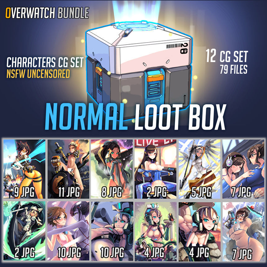 overwatch R 18 loot caixa