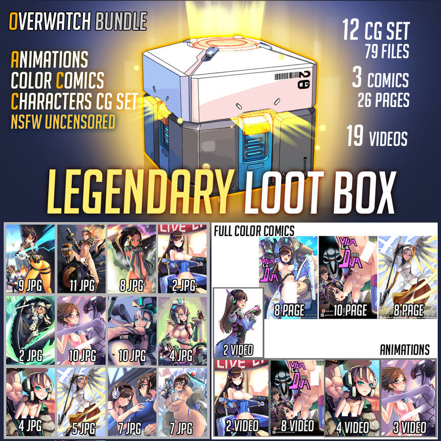 overwatch R 18 loot caixa