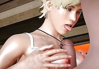Titfuck, old and young, RESIDENT EVIL SHERRY BIRKIN, best porn videogame