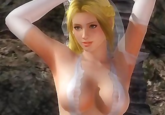 Dead or Alive 5 1.09 - Helena Pole Dancing on the Beach w/ Sexy Outfits #1
